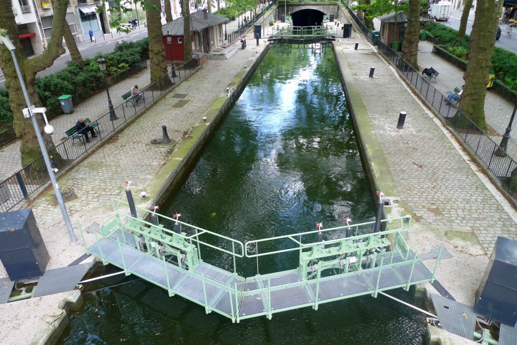 The Canal Saint-Martin, Paris