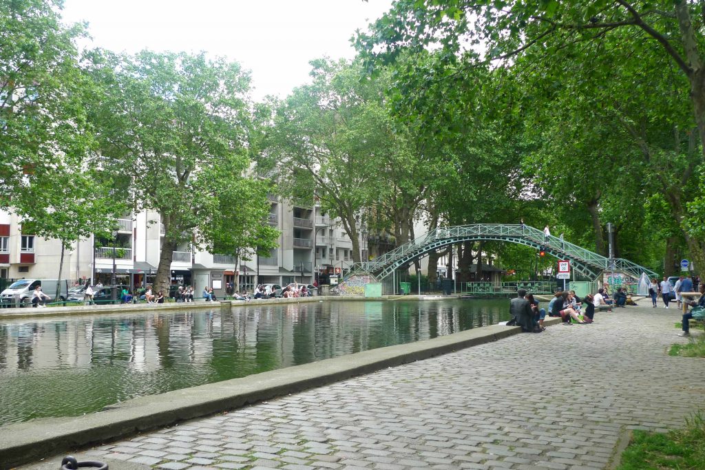 The Canal Saint-Martin, Paris