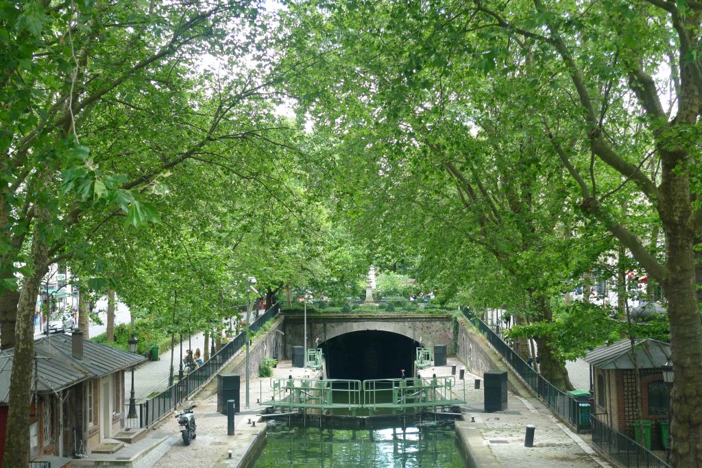 The Canal Saint-Martin, Paris
