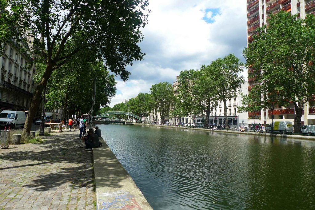 The Canal Saint-Martin, Paris