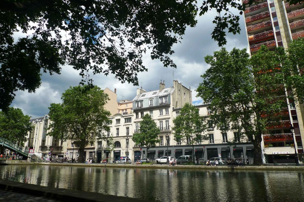 The Canal Saint-Martin, Paris