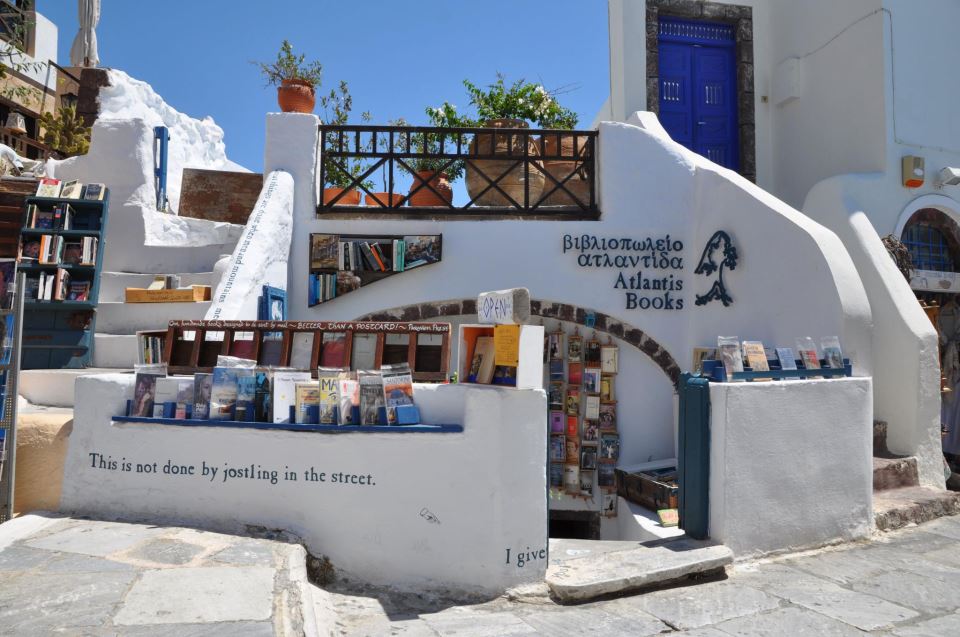 Photo courtesy of Atlantis Books, Coveted Addresses: 5 Places to Uncover in Santorini